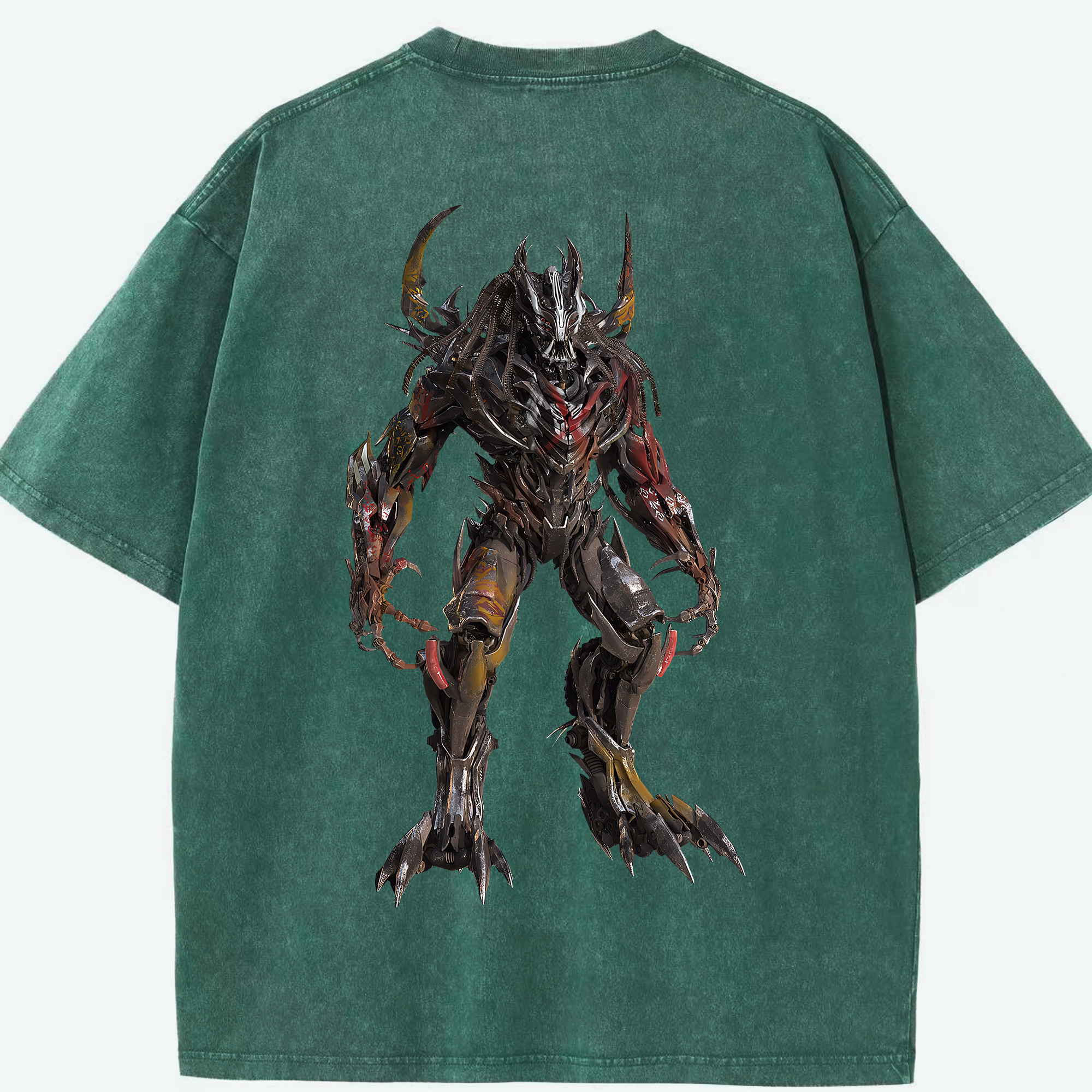 （画像用） Transformers トランスフォーマー 綿100% ヴィンテージ風 半袖Tシャツ（背面プリント）